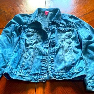 J Khaki brand girls denim jacket Large